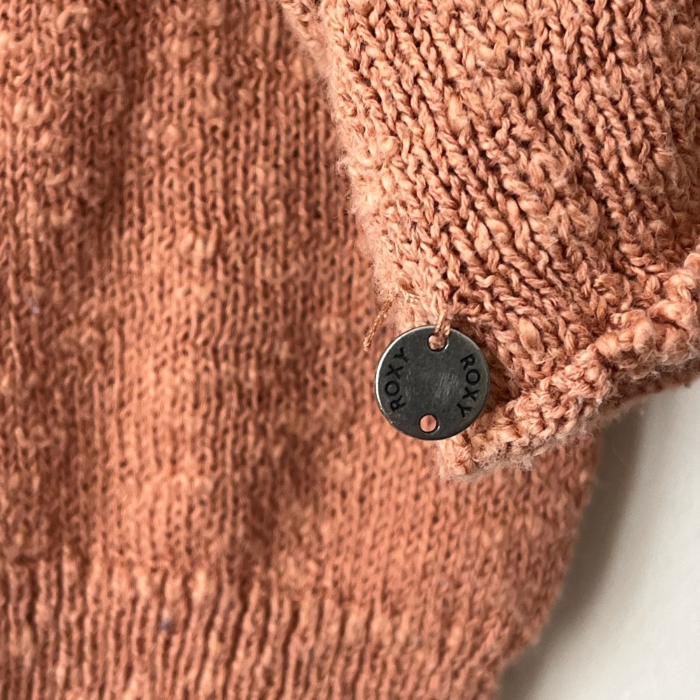 Roxy Rolling Hills Orange Pullover Sweater View 5